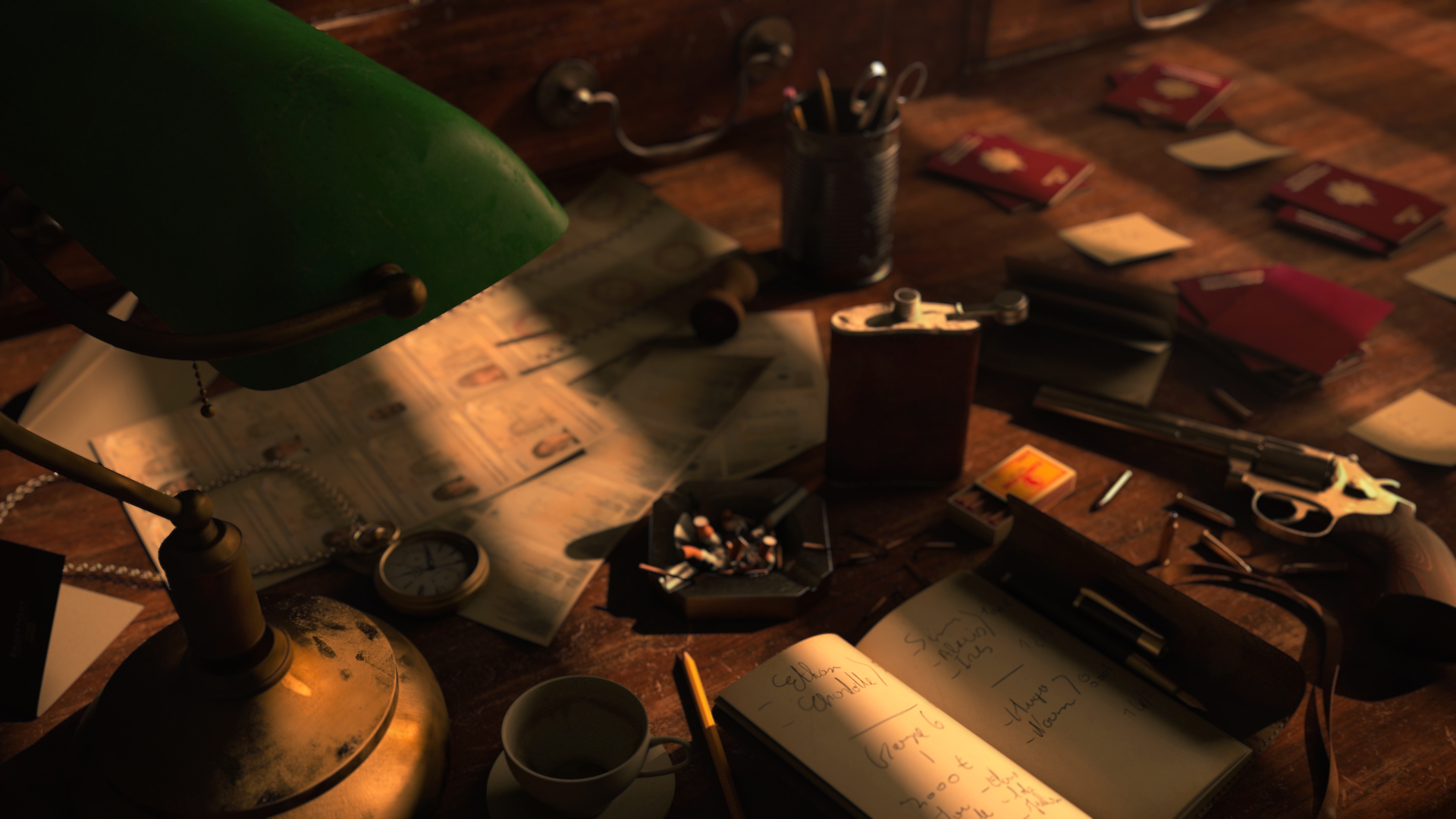 Le bureau — rendu final