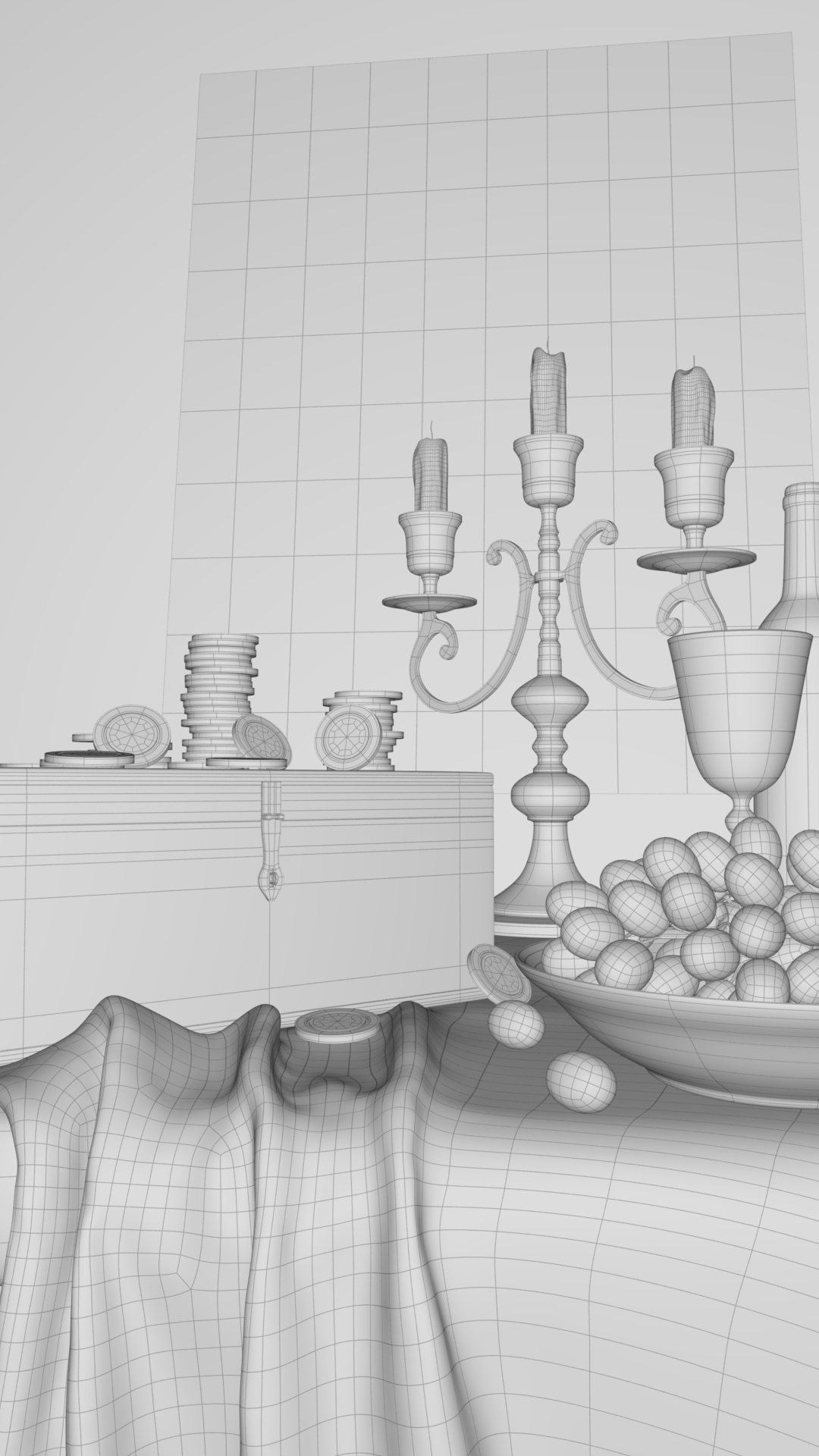 Bureau de détective — wireframe